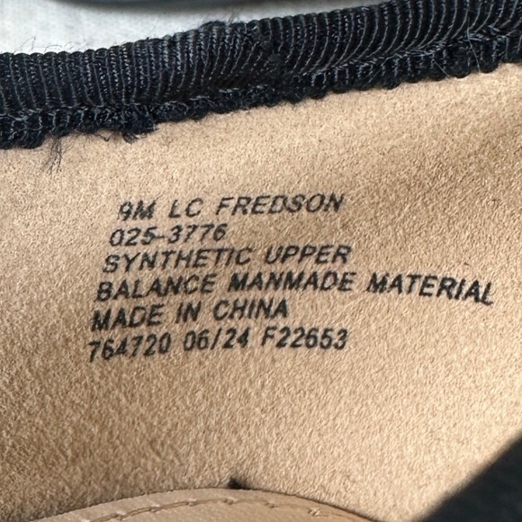 Liz Claiborne Fredson Womens 9M Tan Black Cap Toe Block Heel Pumps Memory Foam - Picture 6 of 8